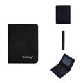 Mini Premium Black Suede Leather Wallet